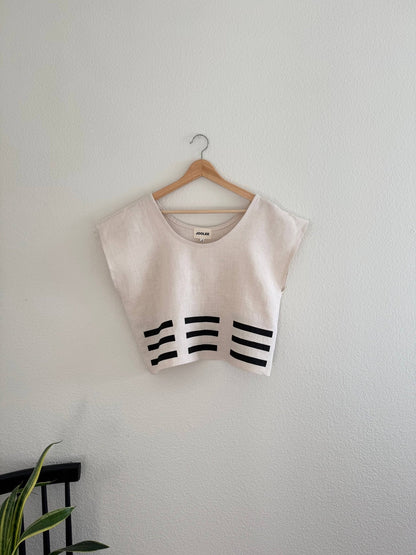 Nature linen top