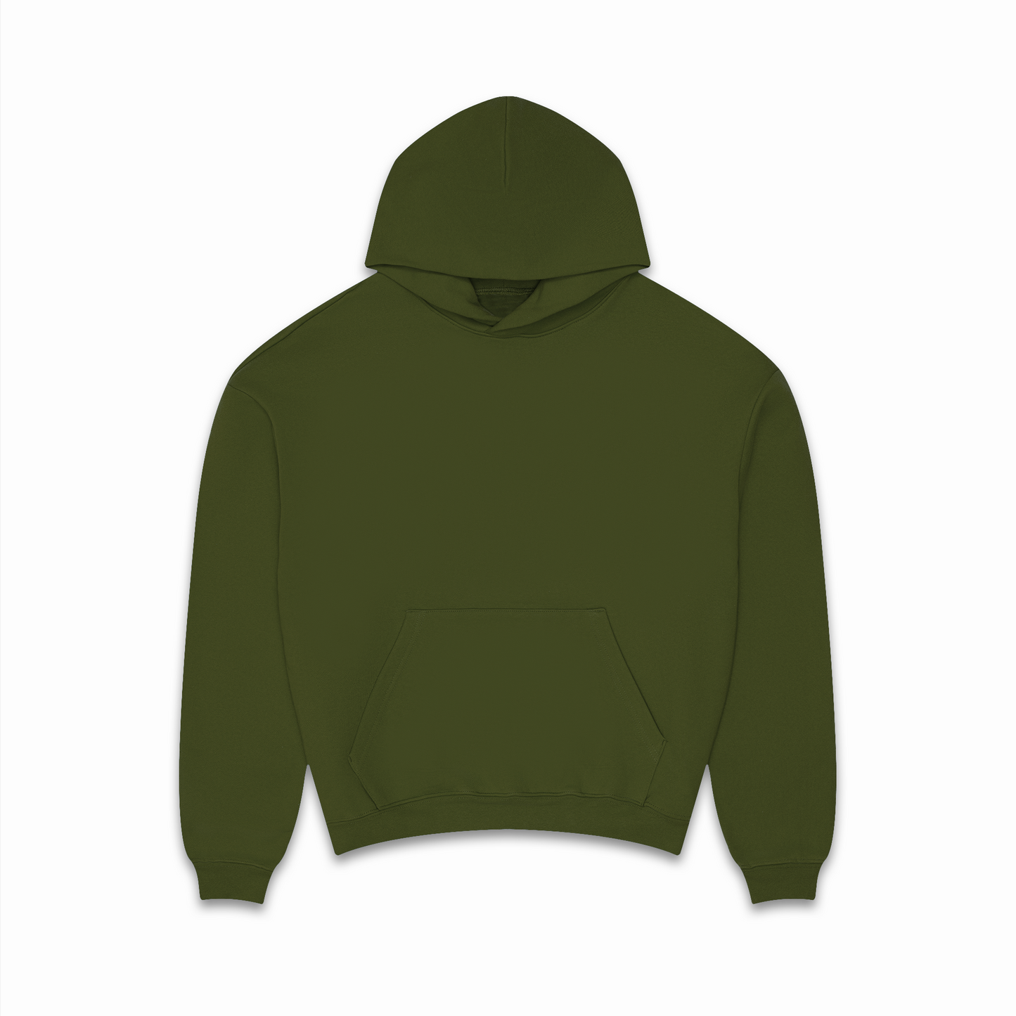 600 GSM 'Olive' Core Hoodie