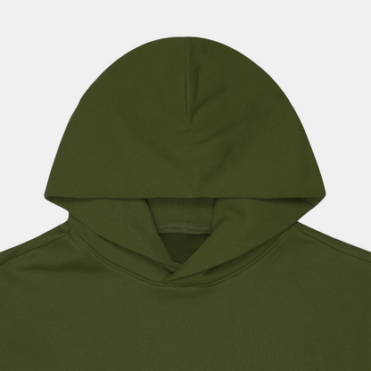 600 GSM 'Olive' Core Hoodie
