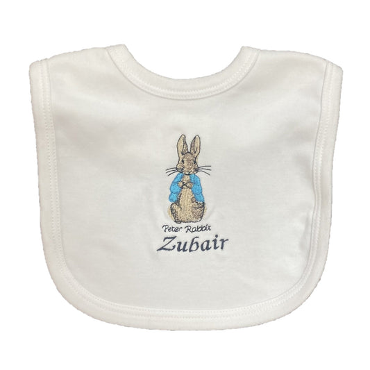 Personalised Peter Rabbit Bib