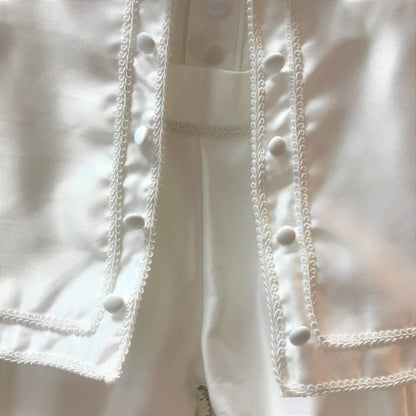 Peter Boys Ivory or White Boys Christening Romper and Jacket