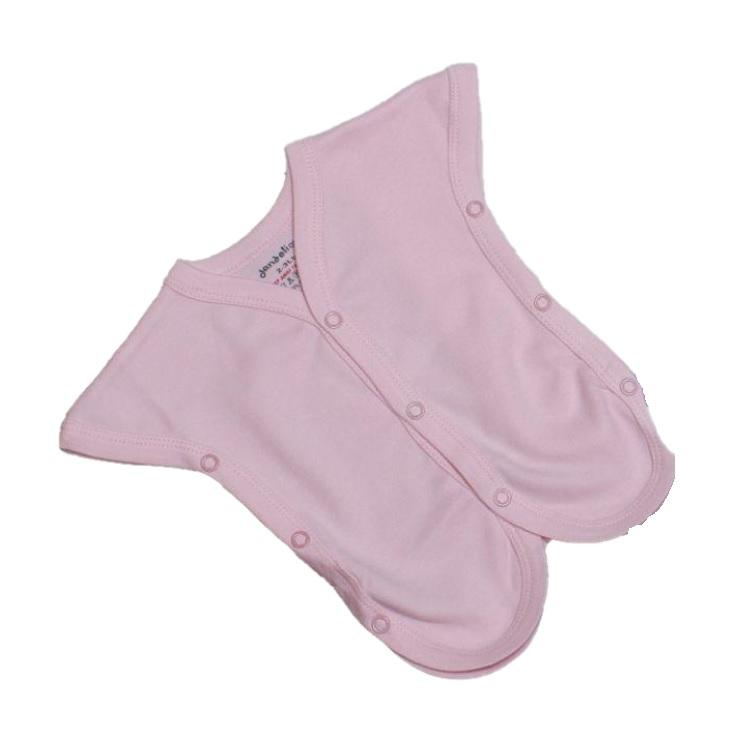Pk.2 Incubator Premature Baby Vests - White, Pink or Blue