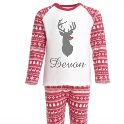 Red Pajamas Set - Why not Personalise me!