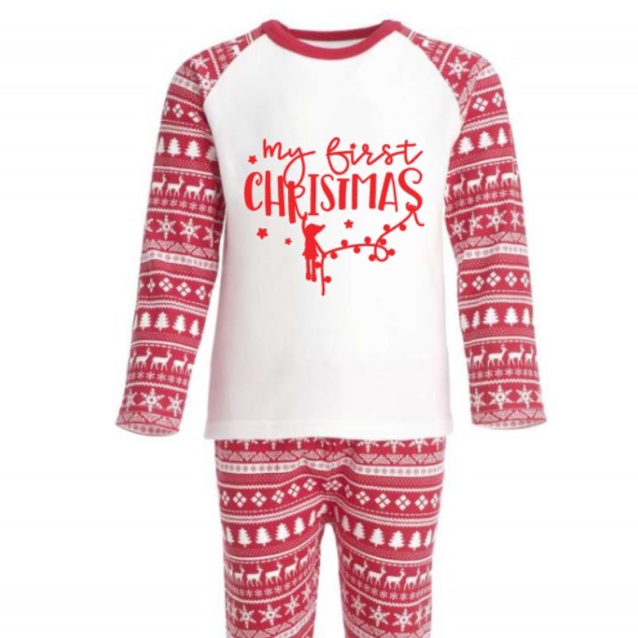 Red Pajamas Set - Why not Personalise me!