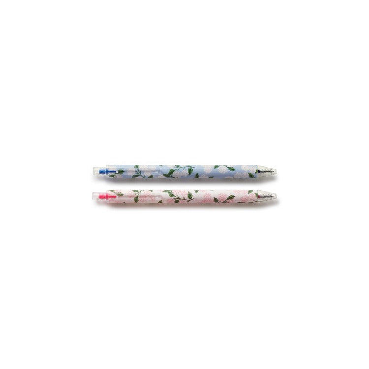 Hydrangea Gel Pen Set of 2