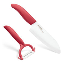 Kyocera Ceramic Santoku Knife and Y-Peeler Set
