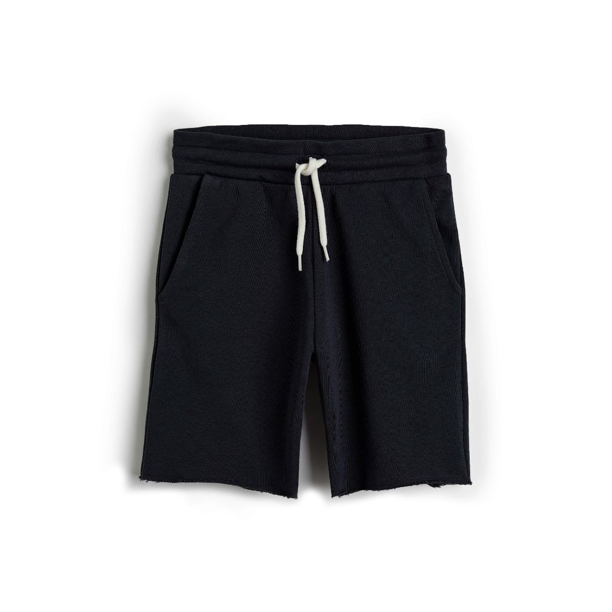 Eco Outfitters Organic Cotton Drawstring Sweat Shorts  - Black