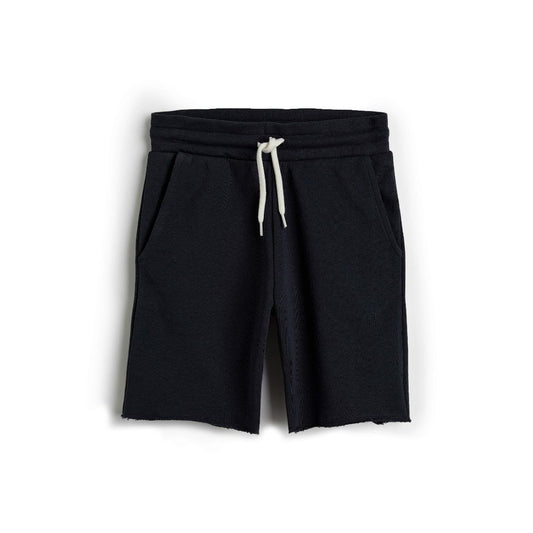 Eco Outfitters Organic Cotton Drawstring Sweat Shorts  - Black