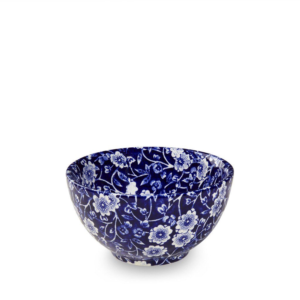Burleigh Blue Calico Sugar Bowl - Small