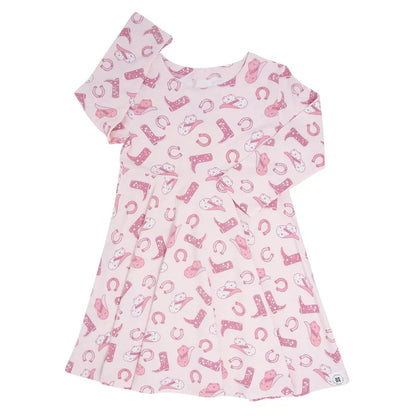Gwen Swirly Dress - Select Size