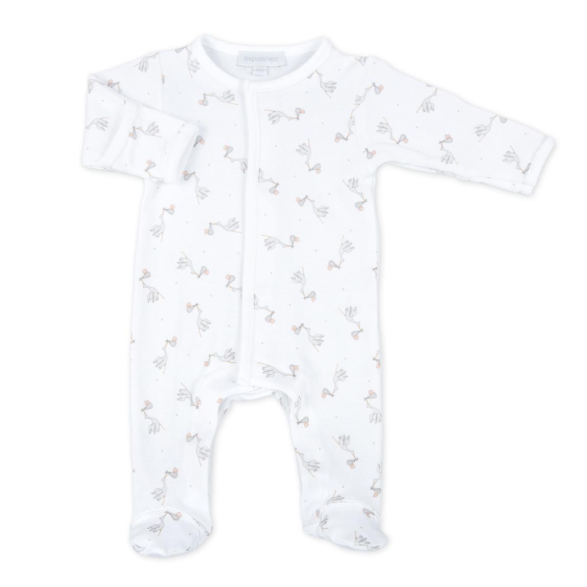 Unisex Worth the Wait White Printed Babygrow