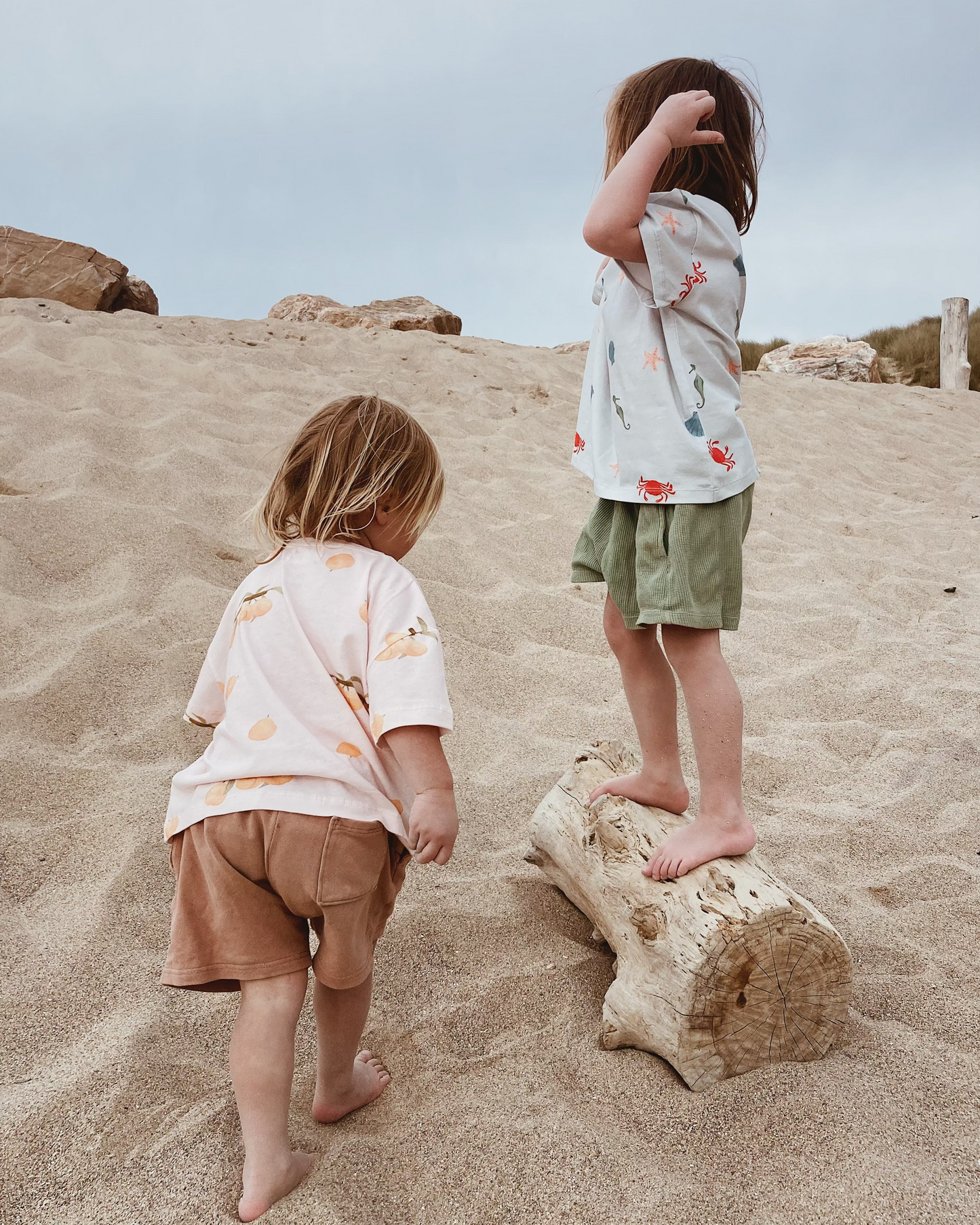 Apricot Print Tee