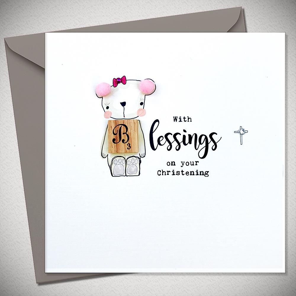 With Blessings (Girl) - On Your Christening