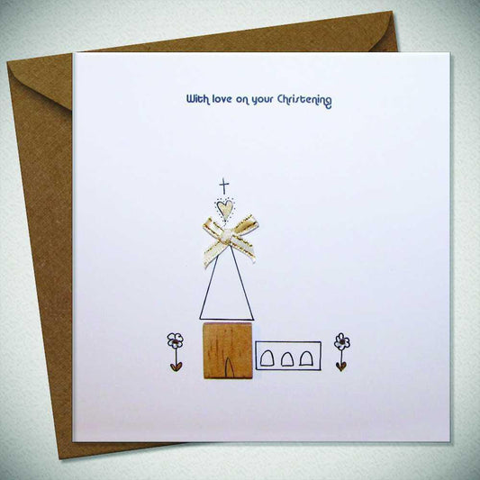With Love on Your Christening Day Card